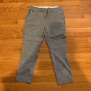 Black and white checkered pants